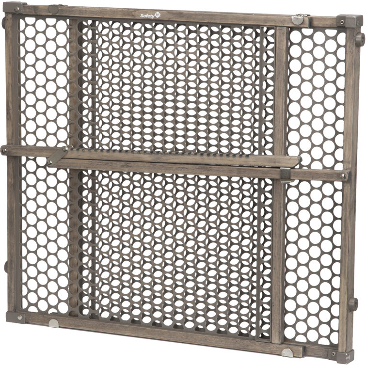 Safety 1st vintage deals grey wood gate